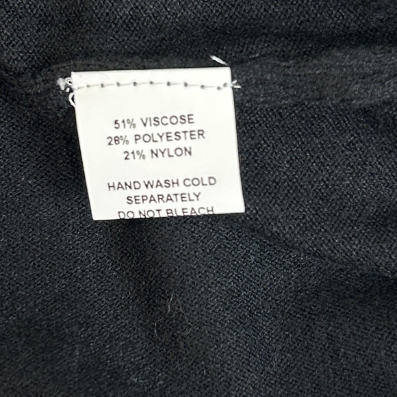 NWT Unique Vintage Size Small (4) Black Sweater with Spiders and Webs 557 - Picture 10 of 13